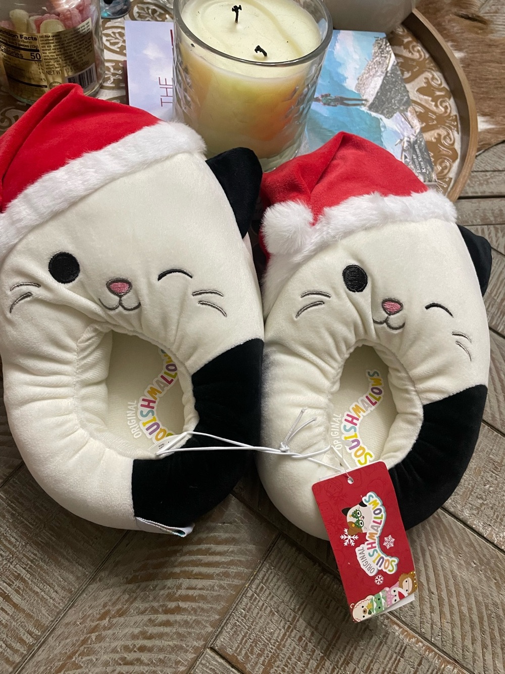 Squishmallows Cam the Cat Slippers